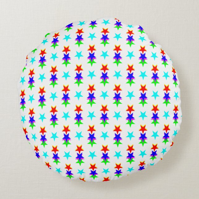 Cojín Redondo La alineación de las estrellas (Reverso)