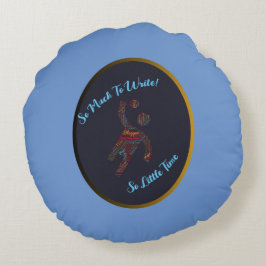 Cojín Redondo "La elección de palabras importa"