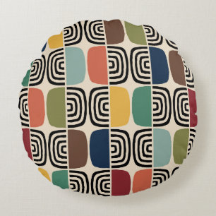 Cojín Redondo La era atómica moderna de mediados del siglo XX