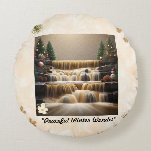 Cojín Redondo "La fiesta del invierno"