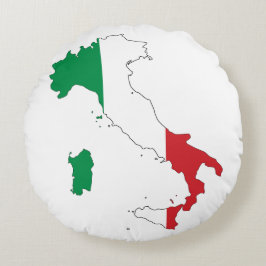 Cojín Redondo La forma de Italia