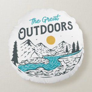 Cojín Redondo La gran terraza exterior 2