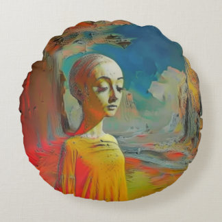 Cojín Redondo La irrealidad de todo