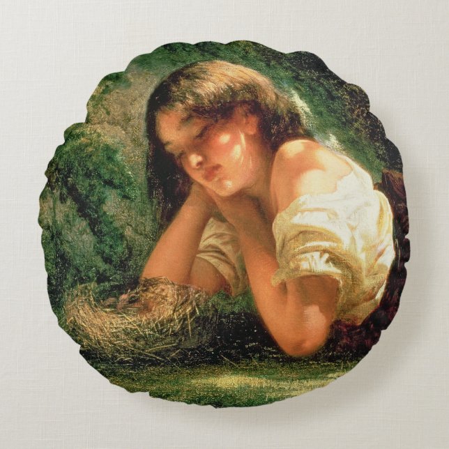 Cojín Redondo La jerarquía (Anverso)