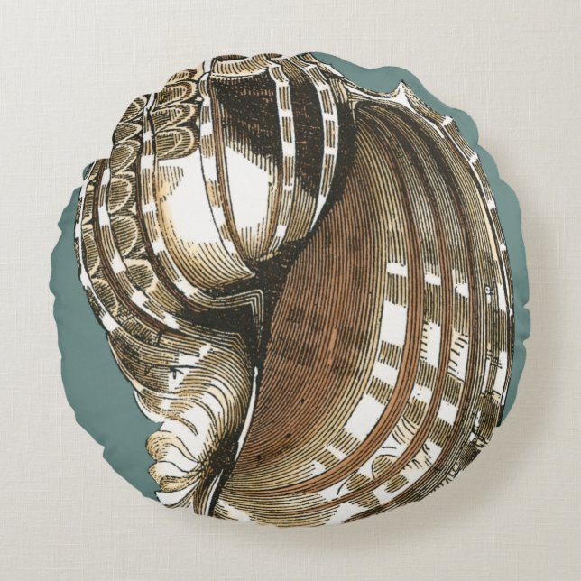 Cojín Redondo La joya del océano (Anverso)