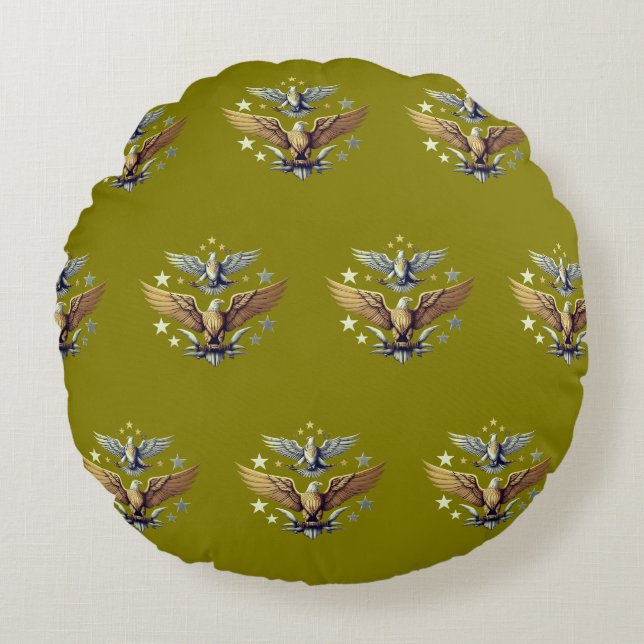 Cojín Redondo La libertad (Anverso)