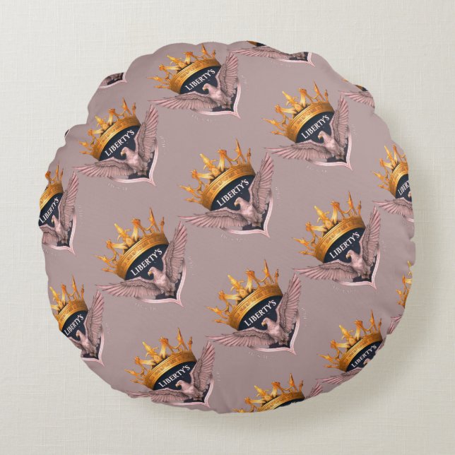 Cojín Redondo La libertad (Anverso)