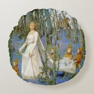 Cojín Redondo La madera de hadas