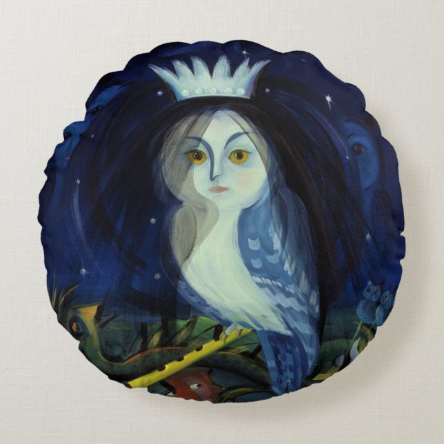 Cojín Redondo La magia de la flauta 2002 (Anverso)