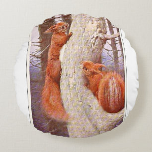 Cojín Redondo "La persecución"