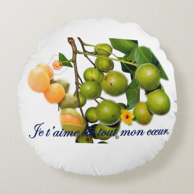 Cojín Redondo La quenette  (Anverso)