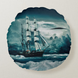 Cojín Redondo La tormenta se está gestando