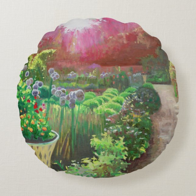 Cojín Redondo La víspera de pleno verano 2013 (Anverso)