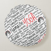 La yoga coloca la nube de la palabra de Asanas