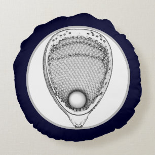 Cojín Redondo Lacrosse Goalie Sports Round Pillow