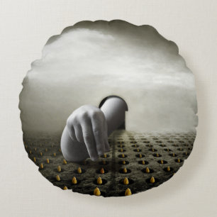 Cojín Redondo Ladrón 2013 del tulipán