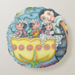 Cojín Redondo Ladybug Bubblebath LADYBUG FAMILY ACCENT PILLOW