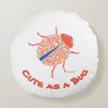 Ladybug Nursery Pillow