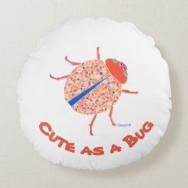 Cojín Redondo Ladybug Nursery Pillow