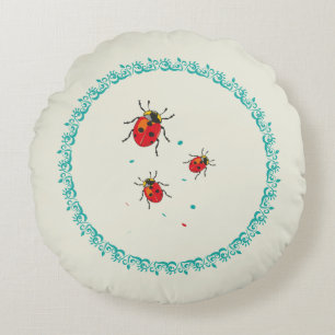 Cojín Redondo LadyBug Serie - Round Pillow