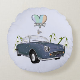 Cojín Redondo Lapis Grey Figaro round pillow