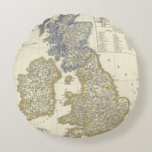 Cojín Redondo Las islas británicas a partir de 1066 a 1485