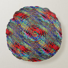 Cojín Redondo Las olas de agua.....