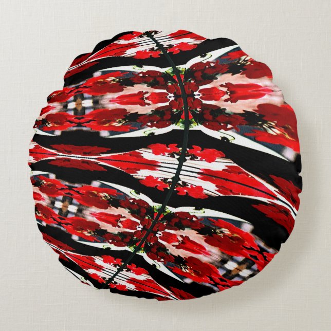 Cojín Redondo Las plumas....... (Anverso)