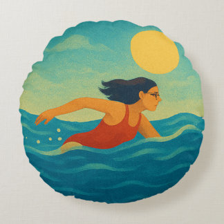 Cojín Redondo Las vacaciones son