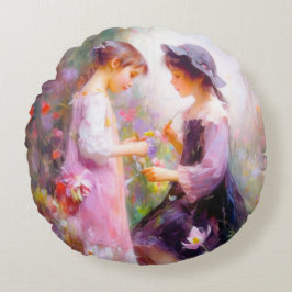 Cojín Redondo Lavanda