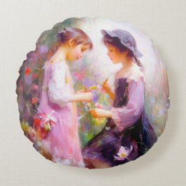 Cojín Redondo Lavanda