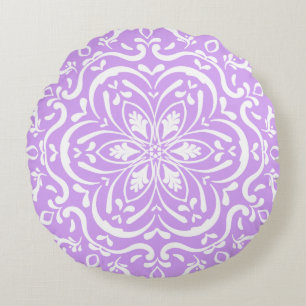 Cojín Redondo Lavender Mandala