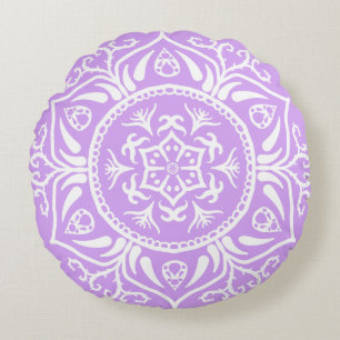 Cojín Redondo Lavender Mandala