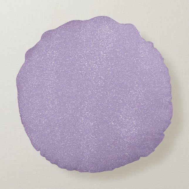 Cojín Redondo Lavender Mess (Reverso)