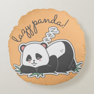 Cojín Redondo Lazy Panda
