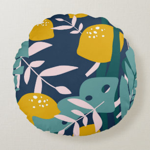 Cojín Redondo Lemones frescos: Modelo de cosecha superficial