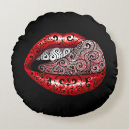 Cojín Redondo Lengua rápida y precisa