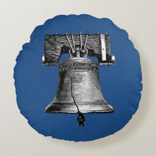 Cojín Redondo Liberty Bell, siglo XIX