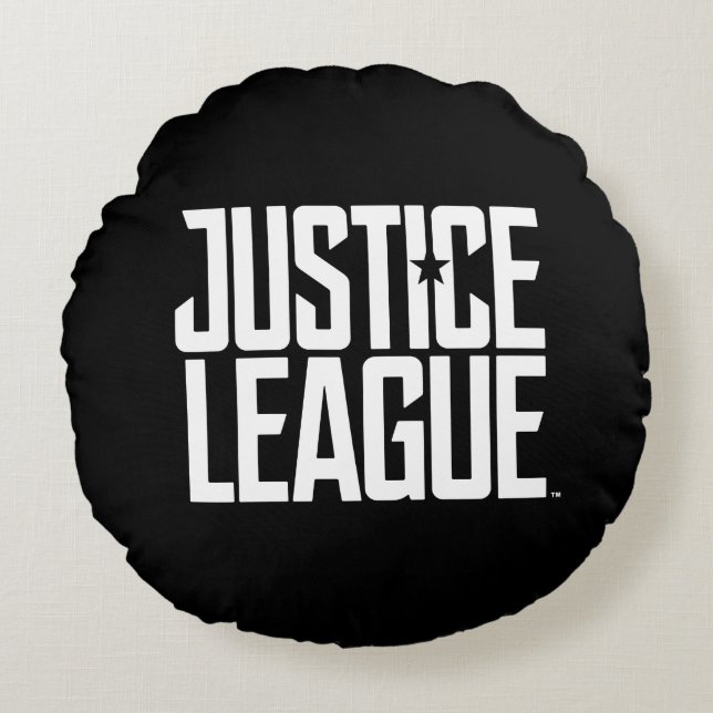 Cojín Redondo Liga de la Justicia | Logo de la Liga de la Justic (Anverso)