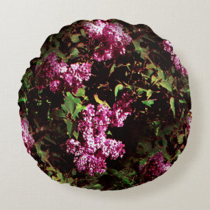 Cojín Redondo Lilacs de primavera.........