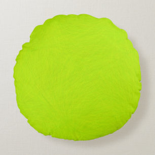 Cojín Redondo Lime Resumen de pintura