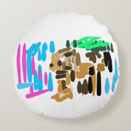 Cojín Redondo Lion joy