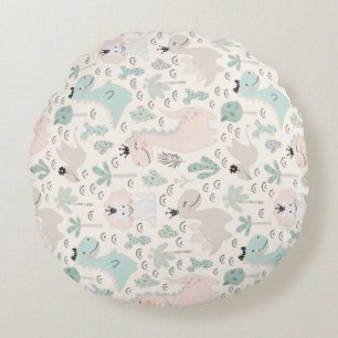 Cojín Redondo Little Dino Delight