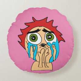 Cojín Redondo llorar por amor