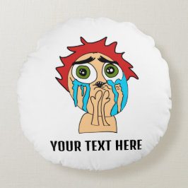 Cojín Redondo llorar por amor