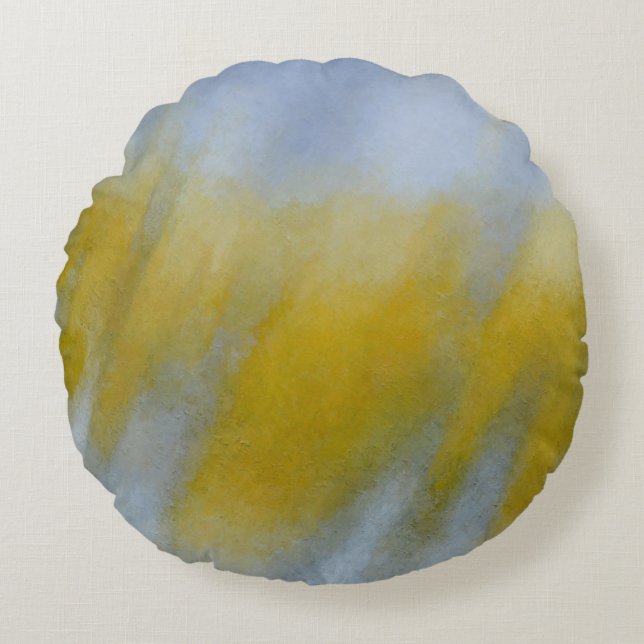 Cojín Redondo Lluvia de oro (Anverso)