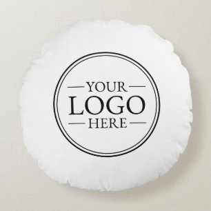 Cojín Redondo Logotipo comercial de personalizado