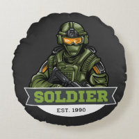 Logotipo Táctico de Soldado – Diseño de Emblema Mi