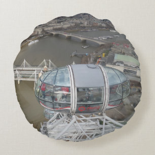 Cojín Redondo London Eye City View Round Pillow