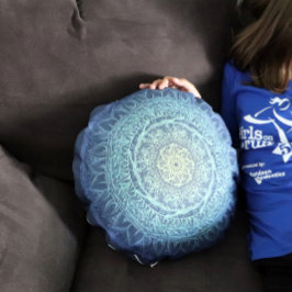 Cojín Redondo Los amantes de la naturaleza Mandala Art Mandalas